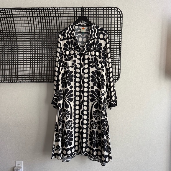 Farm Rio Palermo long sleeve midi dress - Picture 2 of 9